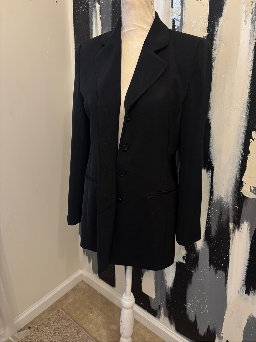 Women's Black Tailored Blazer Jacket